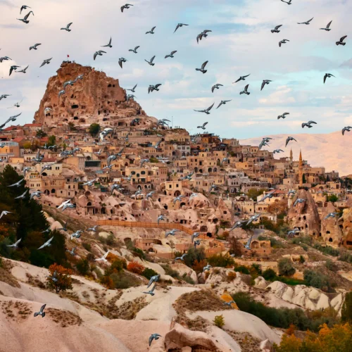 uçhisar castle cappadocia