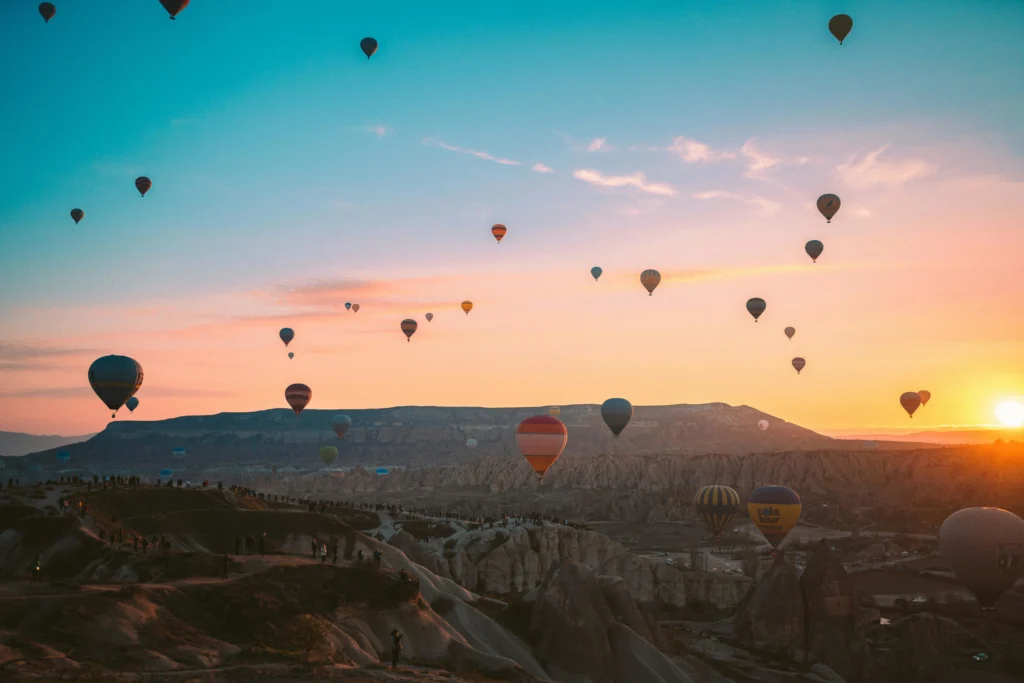 hot air balloon flight